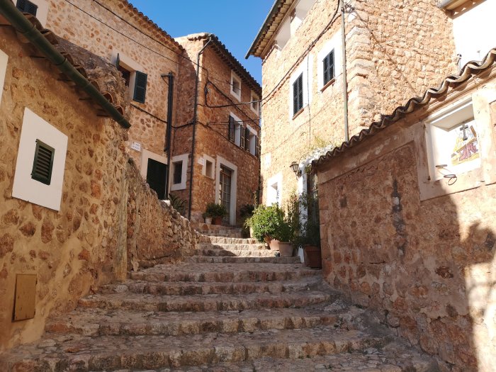 Steinhäuser in Fornalutx Mallorca